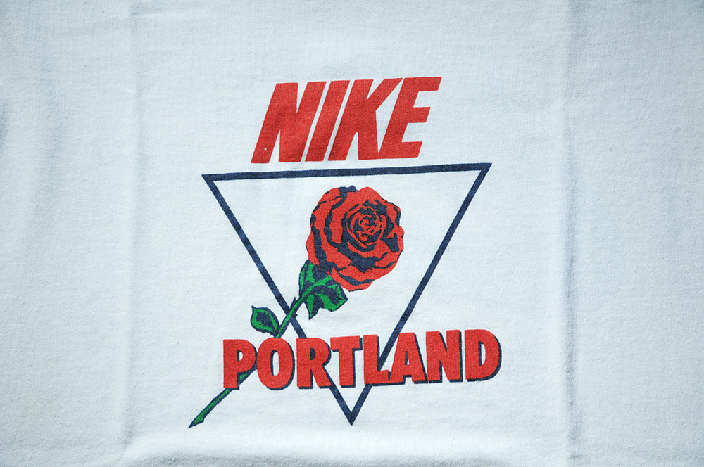 Vintage 90s Nike Air Just Do It Portland Rose Festival Marathon Single Stitch Tshirt Small