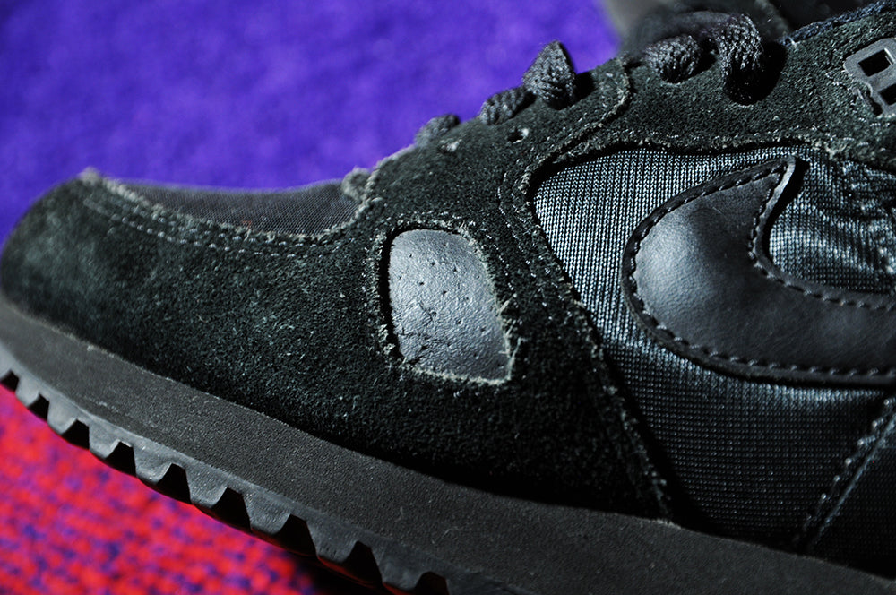 Vintage 80s Nike Waffle Trainer Pure Black sz8.5