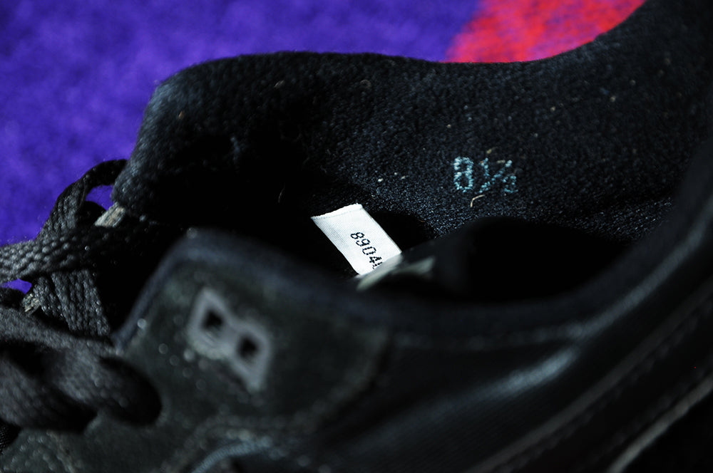 Vintage 80s Nike Waffle Trainer Pure Black sz8.5