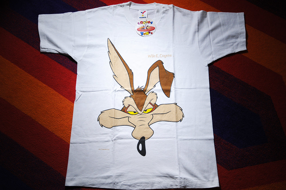 Vintage 90s Artex Sportwear Looney Tunes Wile E Coyote Shirt XL