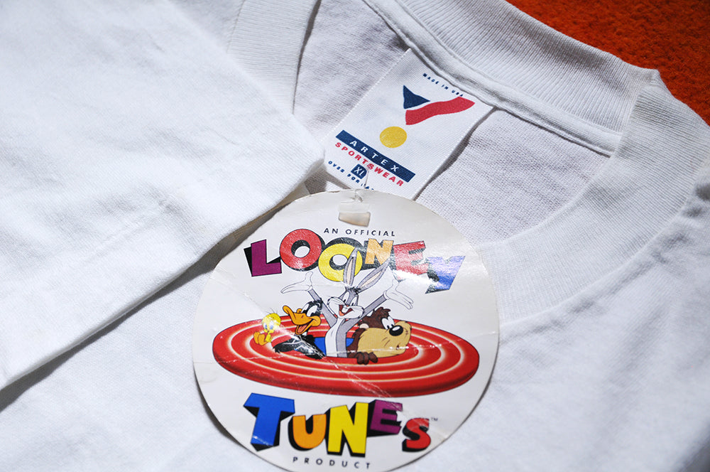 Vintage 90s Artex Sportwear Looney Tunes Wile E Coyote Shirt XL